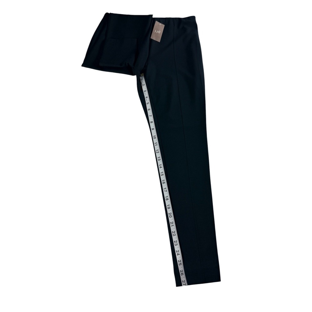 J. Jill Black Ponte Leggings Size M Center Seam Slim Leg Pull On‎ Pants NWT - Picture 5 of 12